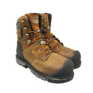 Keen Men's 8" Camden Carbon-Fiber-Toe CSA WP Work Boot 1027693EE Brown Size 10EE
